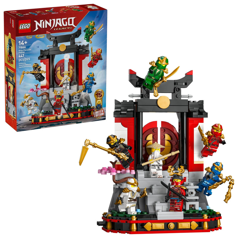 Ninja Character Display 15th Anniversary - 71866, 447-pcs, Ages 14+ P4024