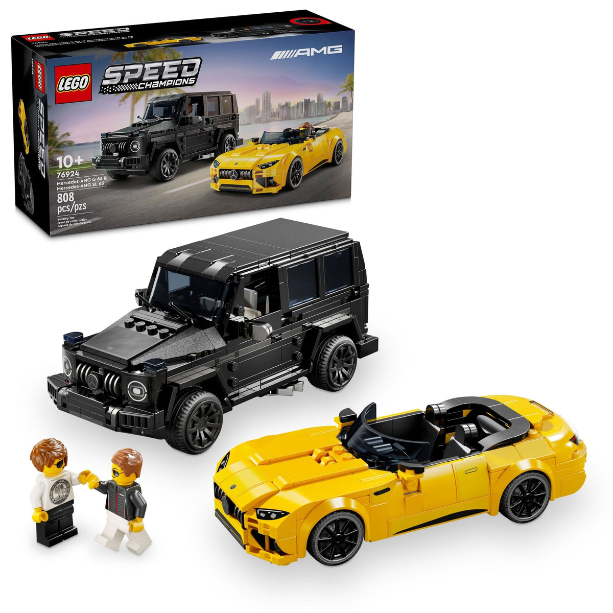 Speed Champions -AMG G 63 & -AMG SL 63 - 76924, 806-pcs, Ages 10+
