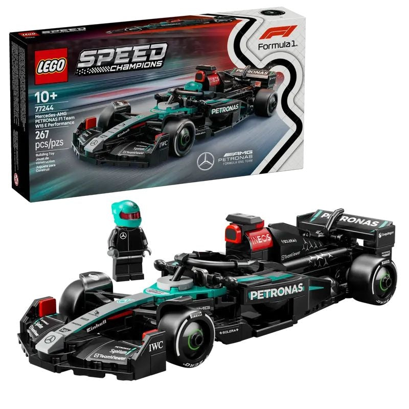 Speed Champions -AMG W15 F1 Race Car - 77244, 267-pcs, Ages 10+ C1371
