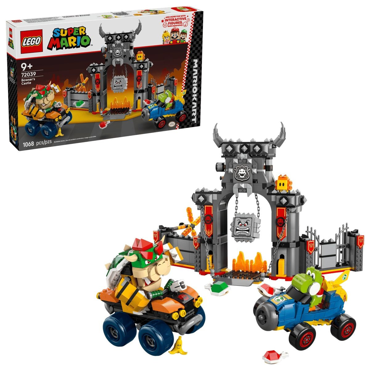 Kart – Bowser's Castle - 72039, 1068-pcs, Ages 9+