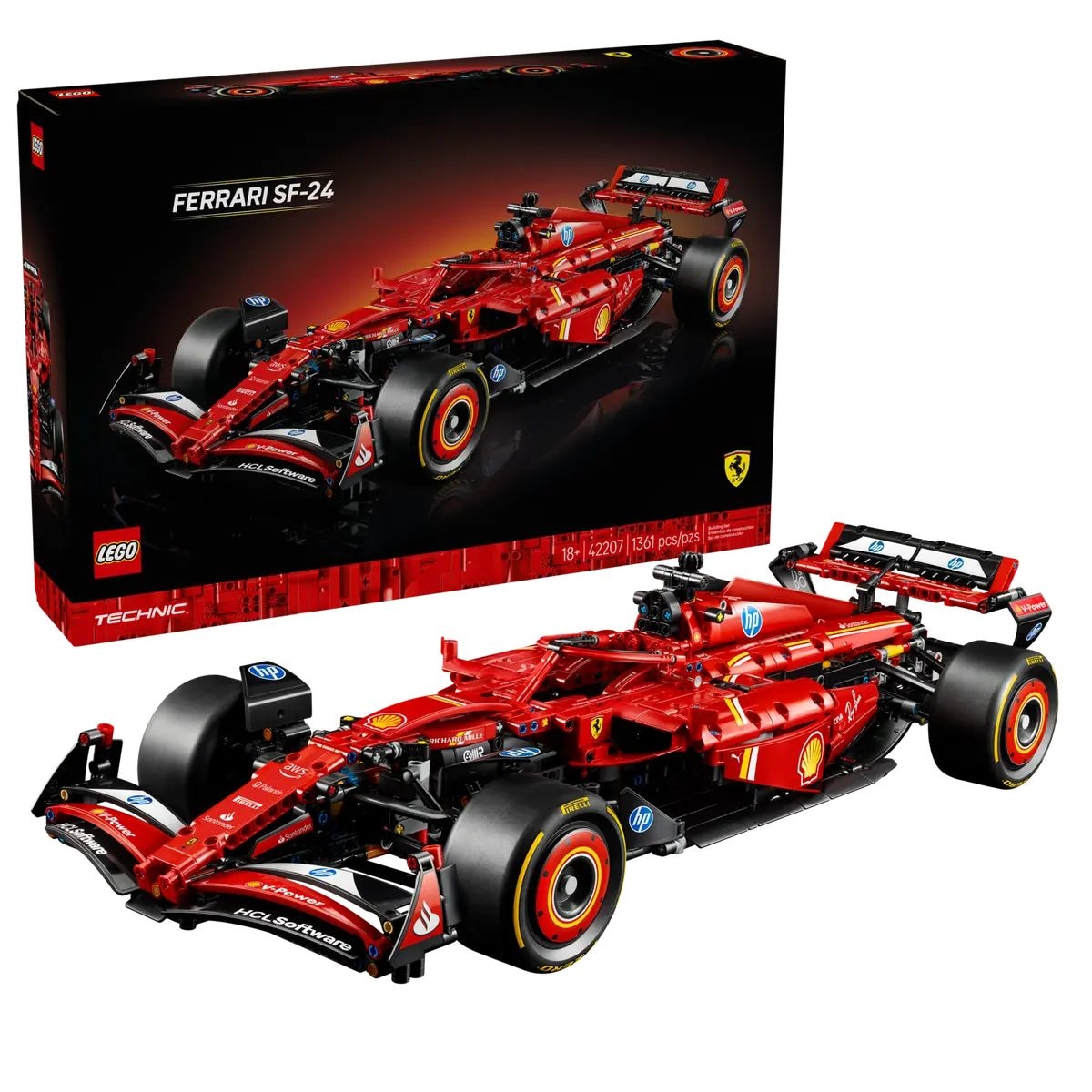 Technic SF-21 F1 Car - 42207, 1361-pcs, Ages 18+