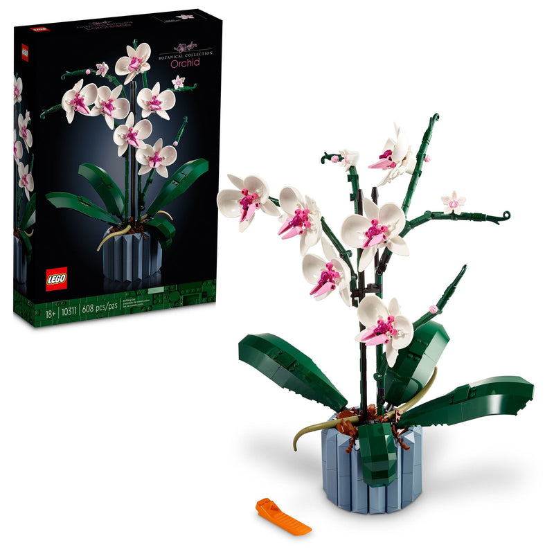 The Botanical Collection Orchid Building Set - 10311, 608-pcs, Ages 18+ Z8863