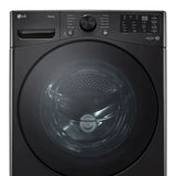 LG 5.2 cu ft. Midnight Black Smart Front Load Washer with AI Direct Drive