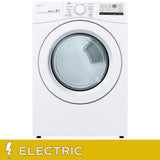LG 7.4 cu ft. White Electric Dryer with Sensor Dry
