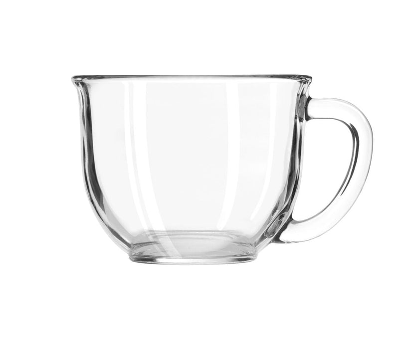 Clear Glass Oversize Latte Mug, 17-oz N3780
