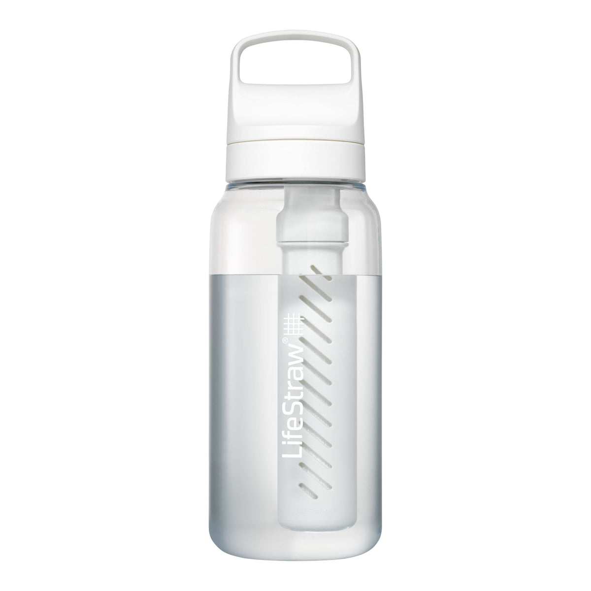 GO Series Water Bottle, 1-L, White