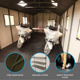 Lifetime Outdoor Storage Shed, 11-ft x 21-ft