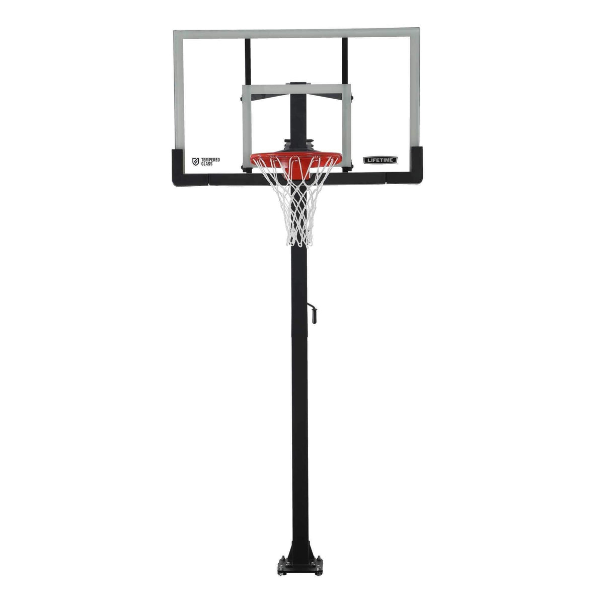 Lifetime Portable Adjustable In-Ground Mammoth Bolt Down Outdoor Basketball Hoop, 54-in
