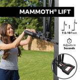 Lifetime Portable Adjustable In-Ground Mammoth Bolt Down Outdoor Basketball Hoop, 54-in