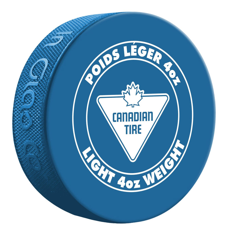Lightweight Hockey Puck, Blue, 4-oz F1027