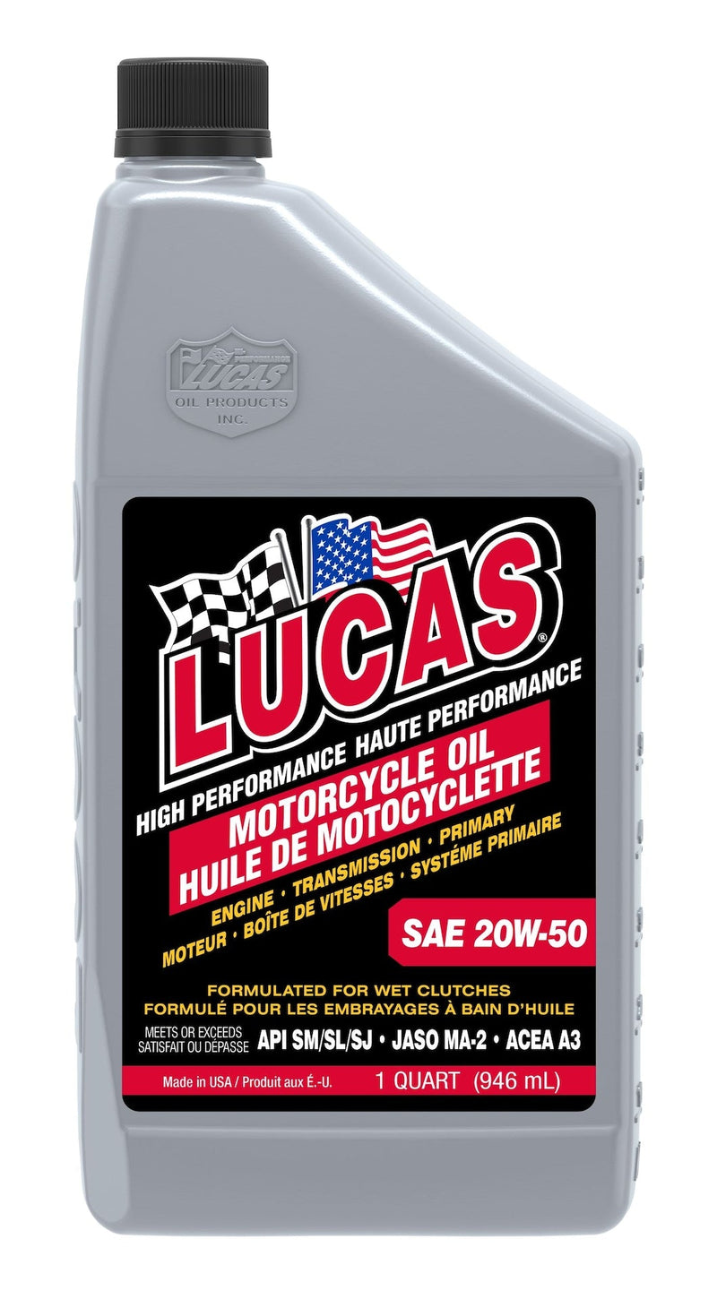SAE 20W-50 High Performance Motorcycle Oil, 946-mL S7346