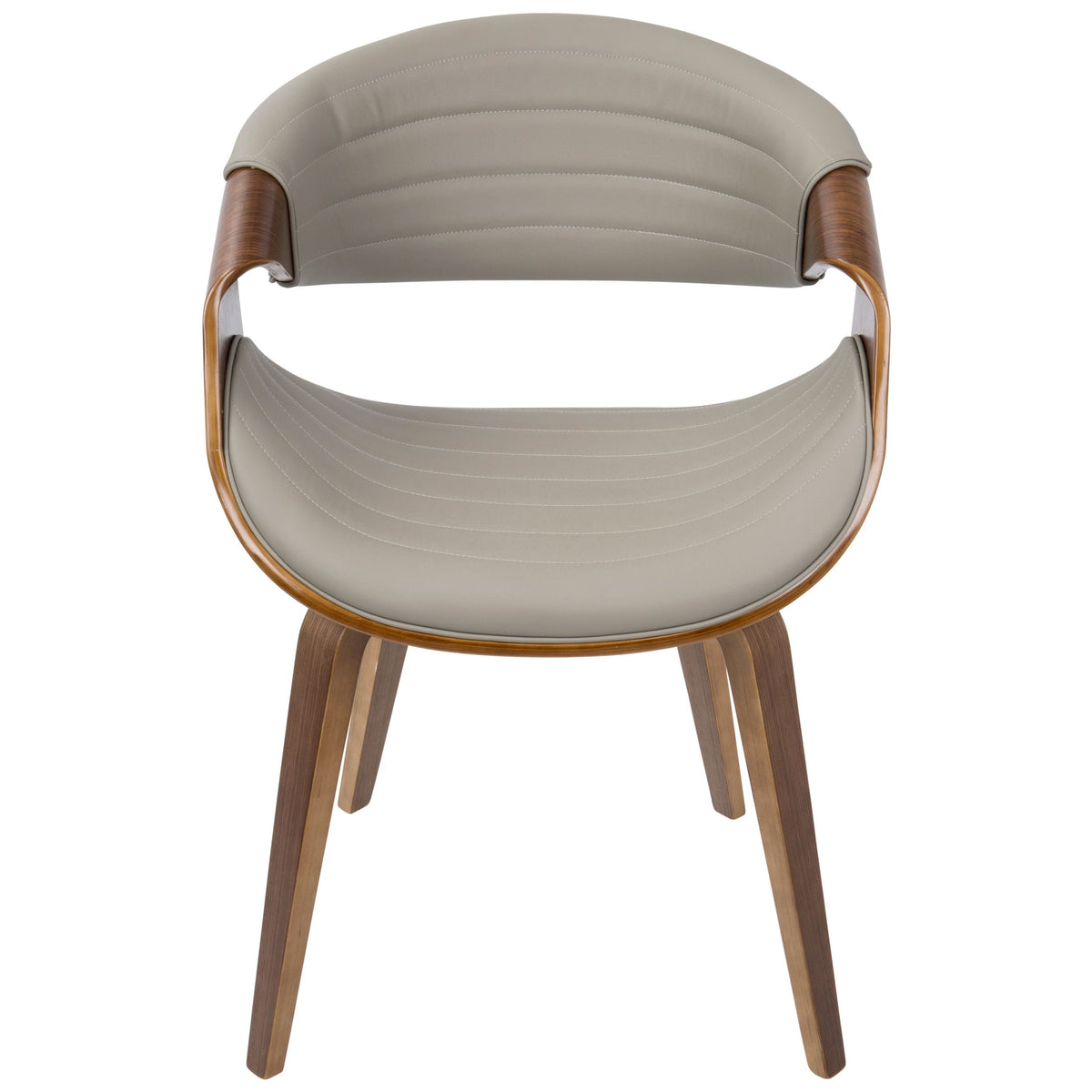 Symphony Faux Leather Dining/ Accent Chair, Grey