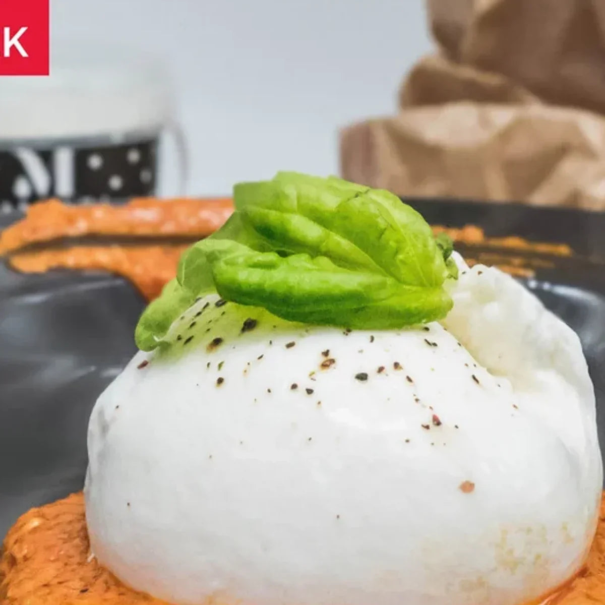 Maldera Burrata Cheese 100 g (3.5 oz) 15 pack