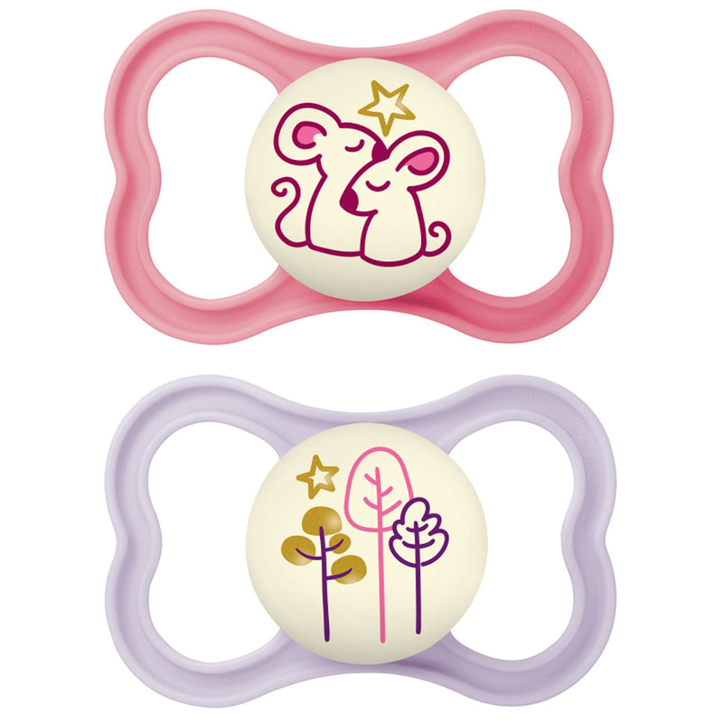 Glow in the Dark Night Pacifier, 6-16 Months, 2-pk A6257