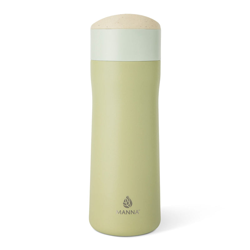 Brew Eco Stainless Steel Insulated Flow-Switch Brew Mug, 16-oz, Moss, with Sipping Spout J7502
