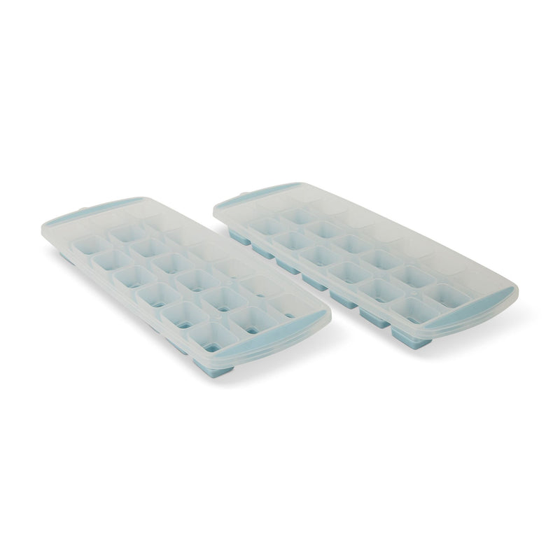 Easy Release Pop-Out Square Ice Cube Trays, Blue, 2-pk, Dishwasher Safe X8742