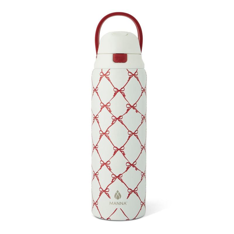 Hydra 946-mL Stainless Steel Bottle with Bows Design L4098