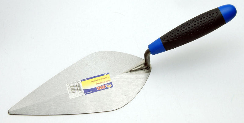 Masonry, Concrete & Brick Pointing Trowel with Ergonomic Handle Grip 10-in B2345