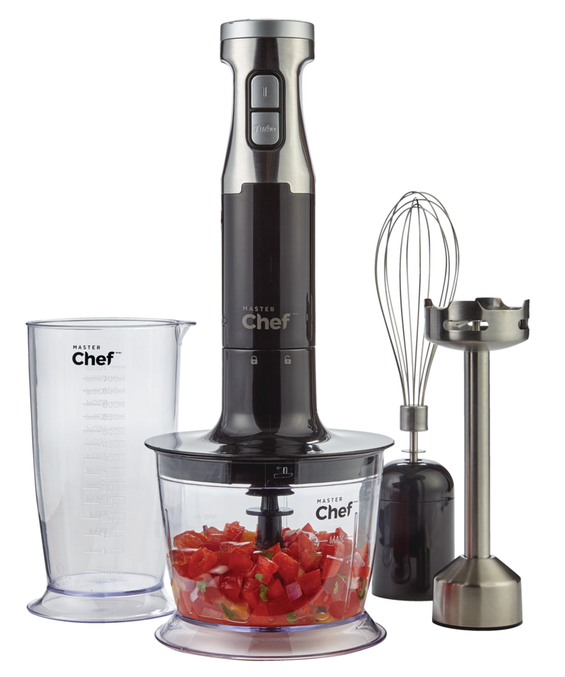 Corded Hand Blender with Whisk, Stainless Steel, Black H7727