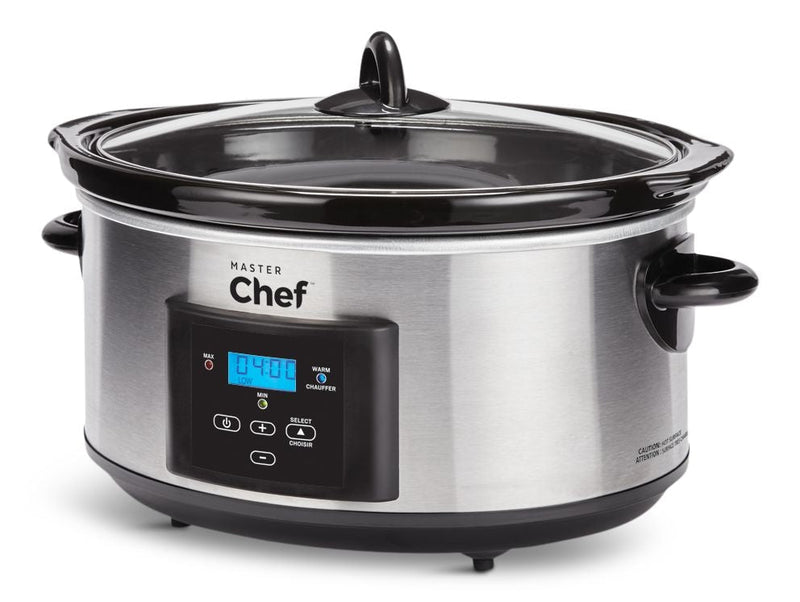 Digital Programmable Slow Cooker, Stainless Steel, 6qt R1070