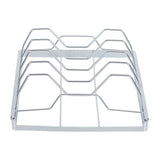 Stainless Steel Folding BBQ Rib Rack/Roasting Stand, Holds 4 Full Racks of Ribs