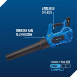 20V Cordless 12" String Trimmer and 370CFM Blower Combo Kit with 2 Ah Battery and Charger