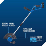 20V Cordless 12" String Trimmer and 370CFM Blower Combo Kit with 2 Ah Battery and Charger