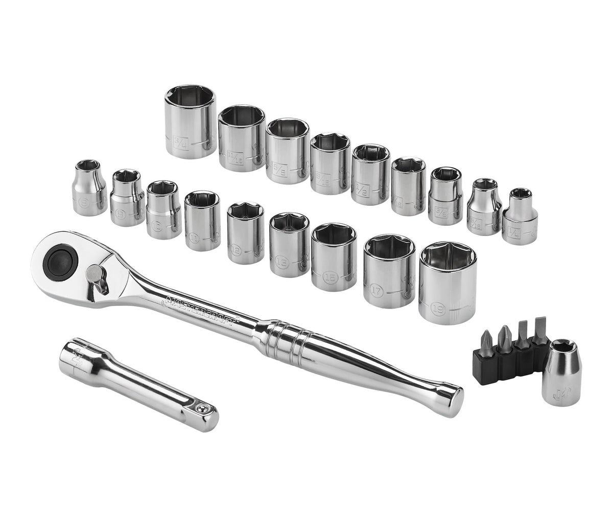 25 Piece 3/8" Drive Socket Set