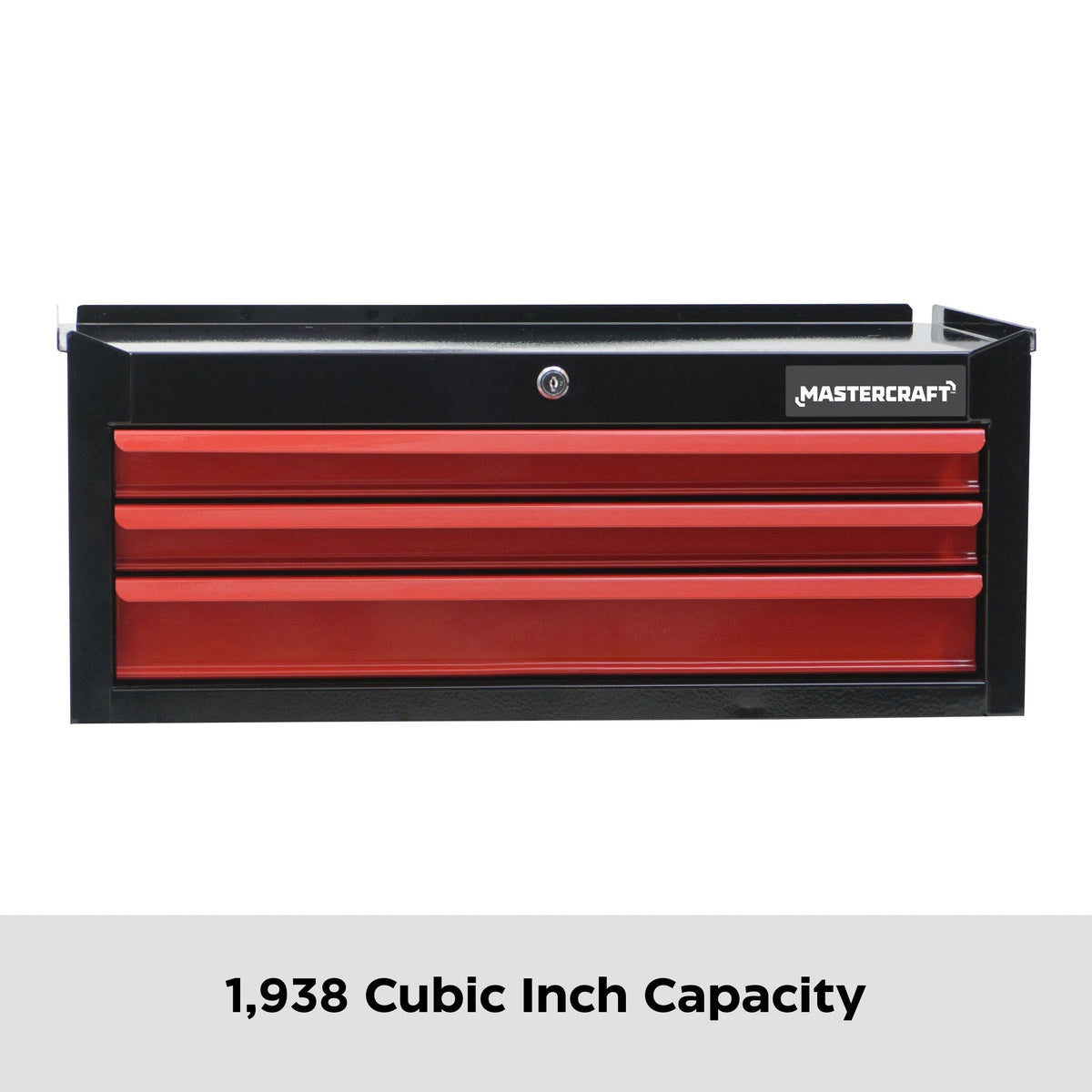 3-Drawer Intermediate Tool Chest, Black & Red, 26-in