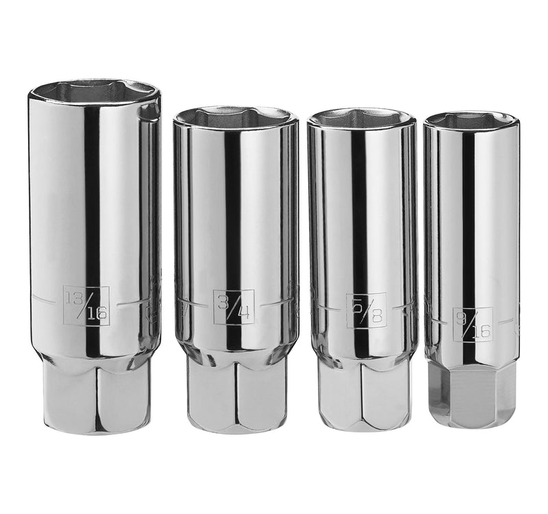 4 Piece 3/8" Drive Spark Plug Socket Set SAE A4248
