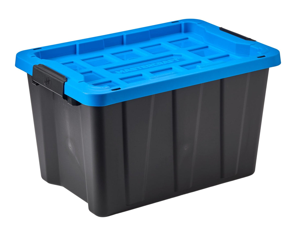 Heavy-Duty Easy Grip Latching Tote, 45.5-L