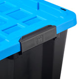 Heavy-Duty Easy Grip Latching Tote, 45.5-L