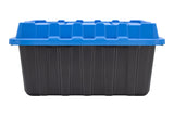 Heavy-Duty Polypropylene Tote with Domed Lid, 88-L