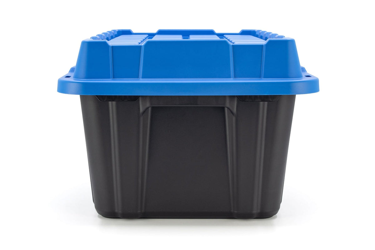 Heavy-Duty Polypropylene Tote with Domed Lid, 88-L