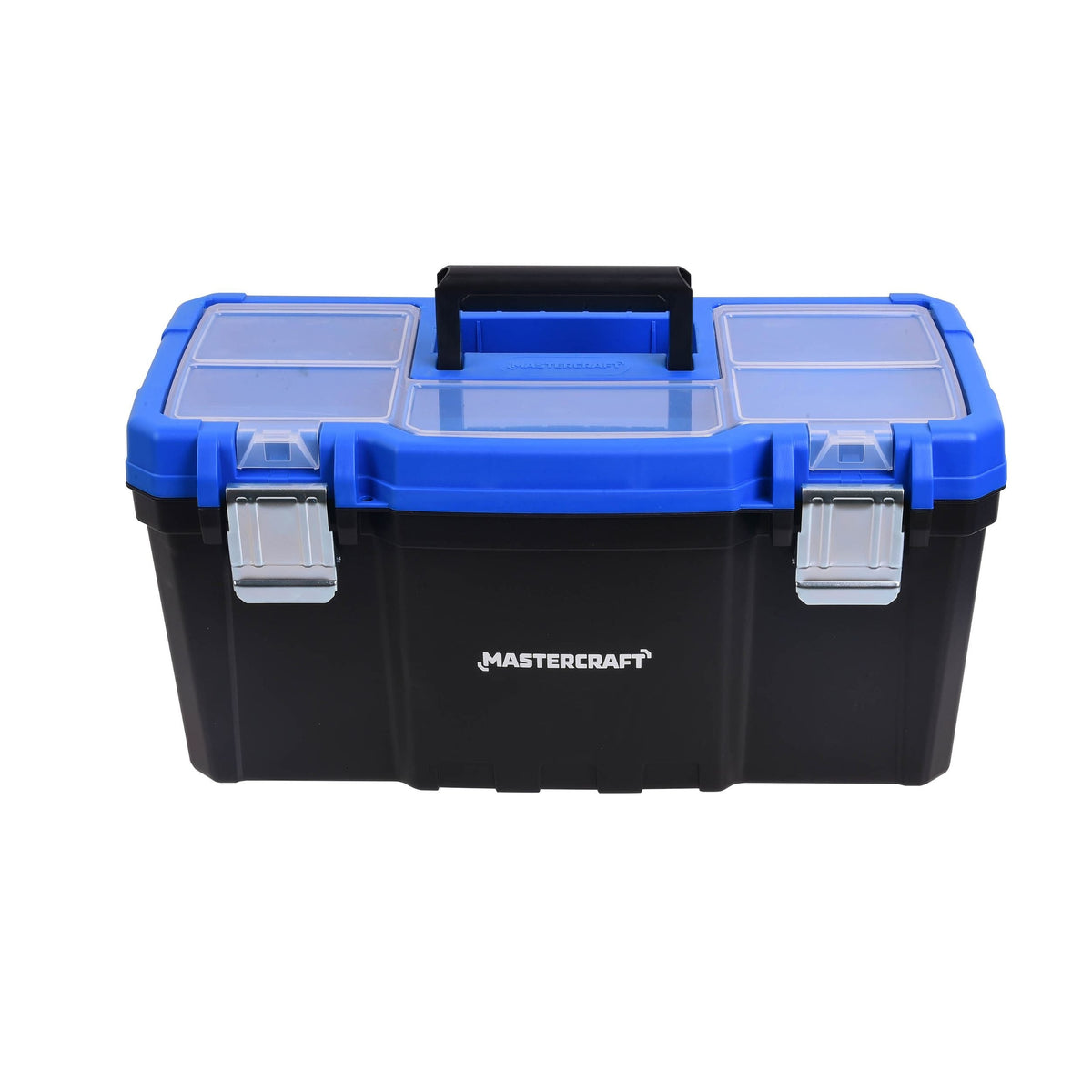 Portable Plastic Tool Box with Removable Tray & Tray Top, Blue, 19-in, Jumbo Hex Key Set/Allen Wrench Set, Metric, High...