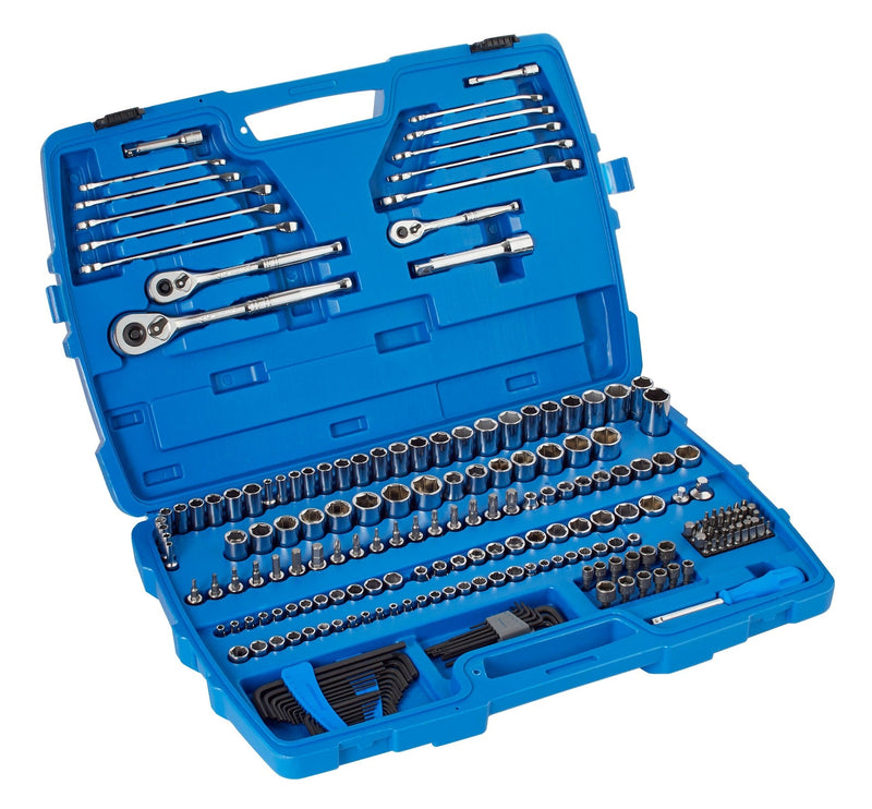 Socket Set, 233-pc, SAE / Metric, Nickel-Chrome Plating C1040