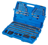 Socket Set, 233-pc, SAE / Metric, Nickel-Chrome Plating