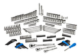 Socket Set, 270-pc, SAE / Metric, CRV, Nickel-Chrome Plating