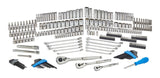 Socket Set, 270-pc, SAE / Metric, CRV, Nickel-Chrome Plating