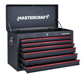 Tool Chest with 6 Drawers, Black, 36-in