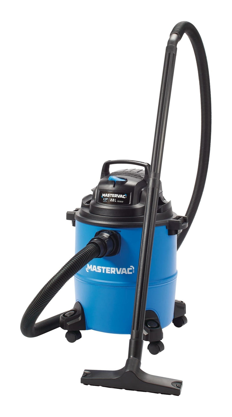 Mastervac VOC608PF 4.0 Peak HP Wet/Dry Shop Vacuum with Hose & Accessories, 22-L D9265