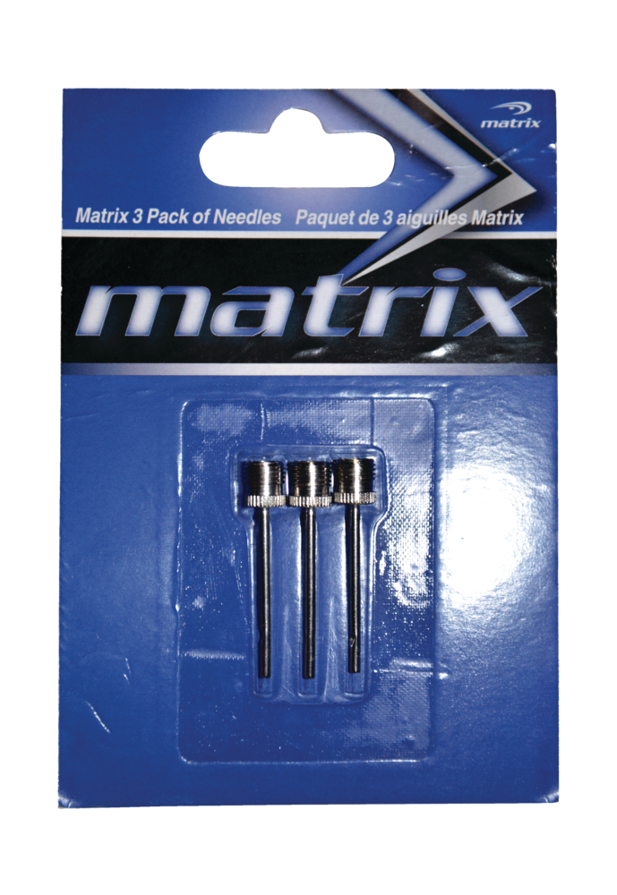 Matrix Air Pump Inflation Needles For All Sport Balls, 3-pk