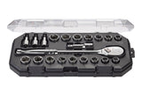 MAXIMUM 21 Piece 1/2" Drive Metric Socket Set