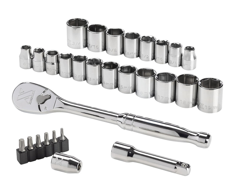 MAXIMUM 29 Piece 3/8" Drive Metric Socket Set T6416