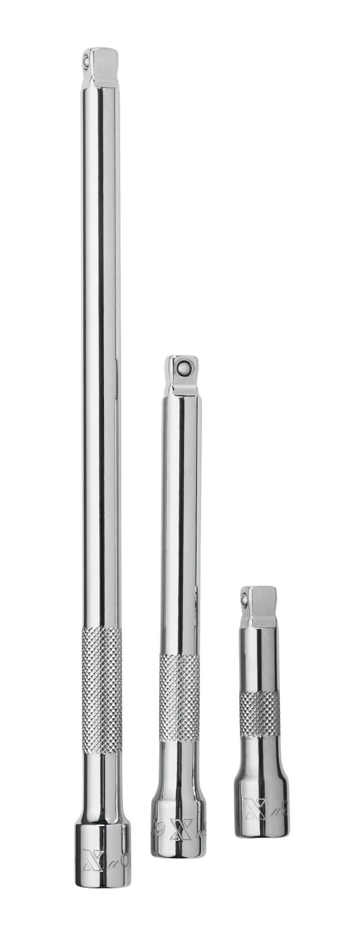 MAXIMUM 3 Piece 3/8" Drive Wobble Extension Bar Set M6925