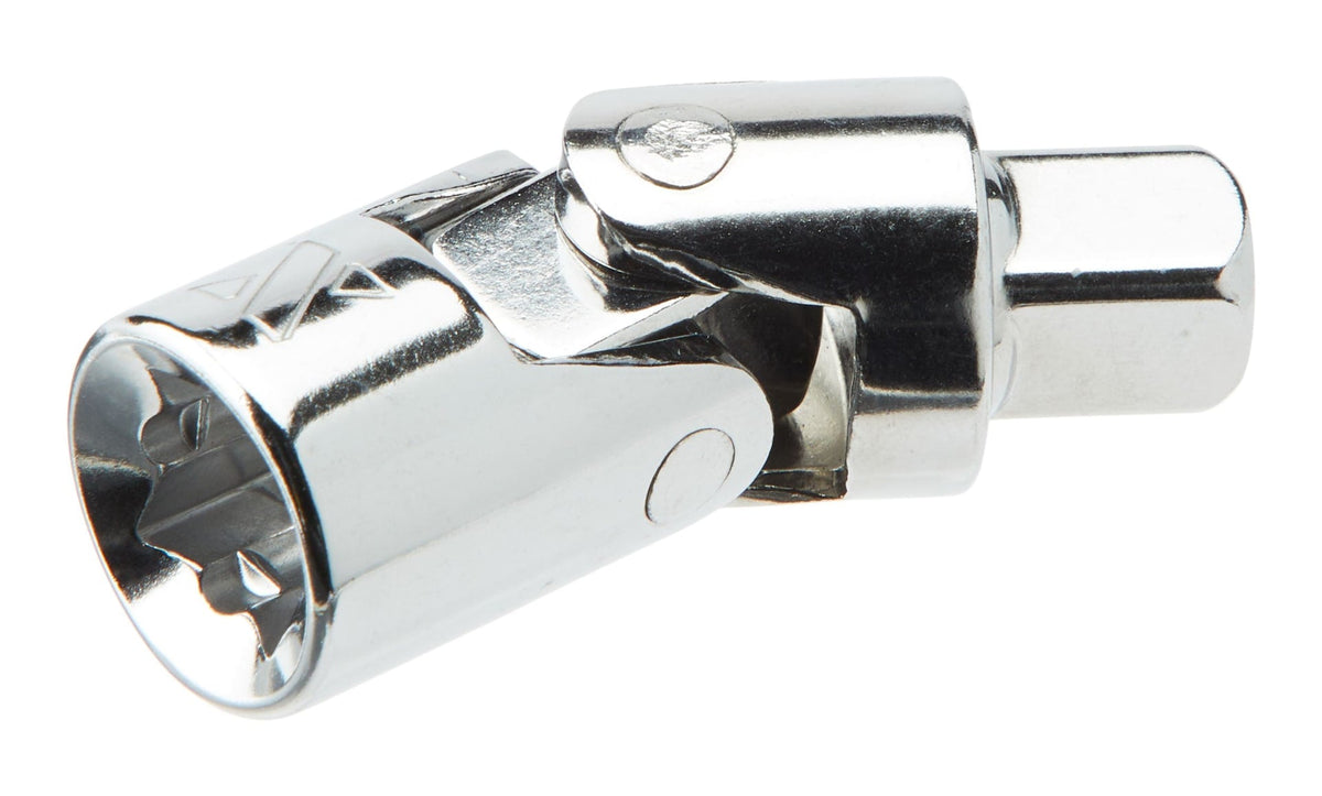 MAXIMUM 3/8-in Drive Universal Joint Socket, CRV, Nickel-Chrome Plating