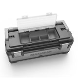 MAXIMUM Heavy-Duty Metal & Plastic Tool Box with Removable Tray, 23-in
