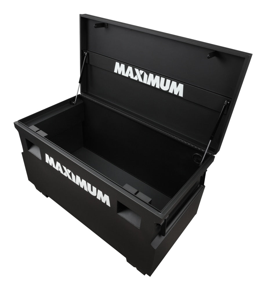 MAXIMUM Jobsite Storage Box, Black, 48-in