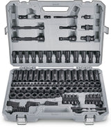 MAXIMUM Professional Grade Impact Socket Set, 150-pc, SAE / Metric, CRMO