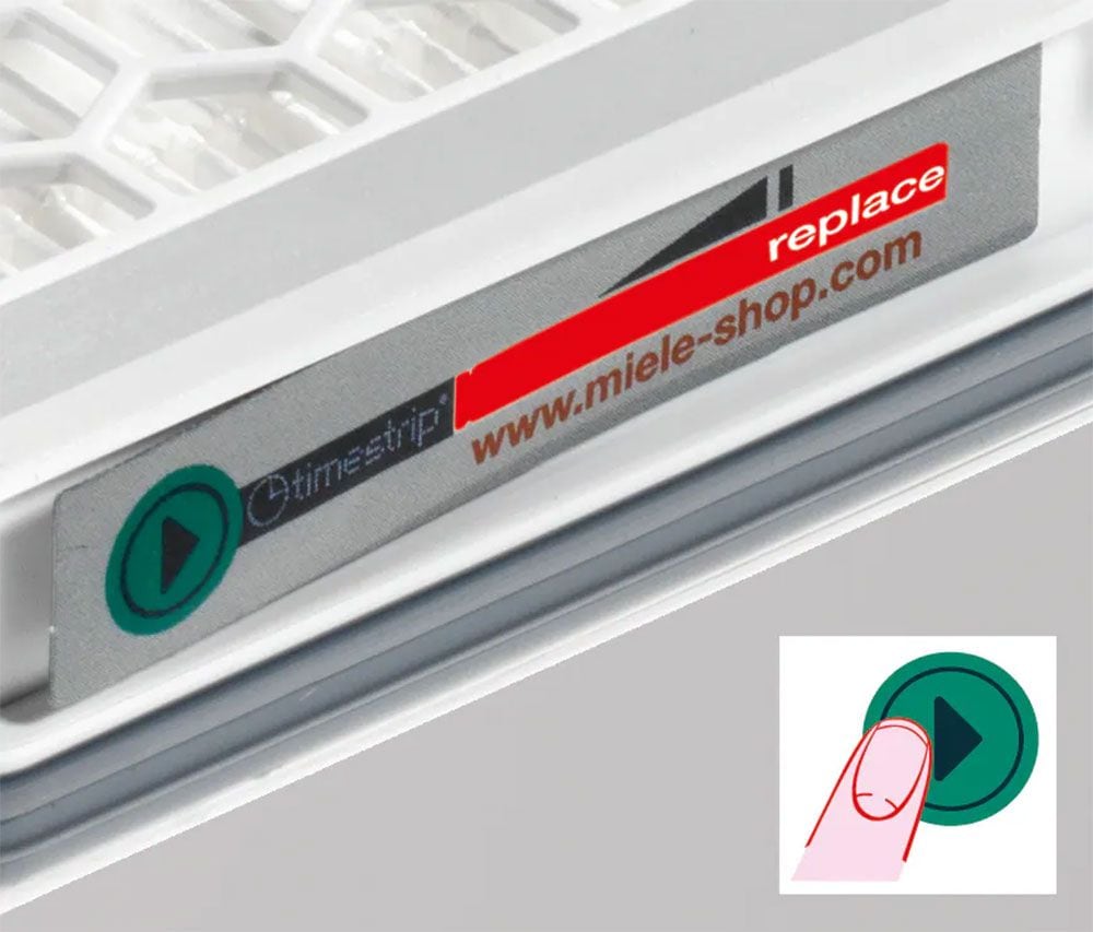 Miele SF-HA 30 HEPA AirClean filter with TimeStrip